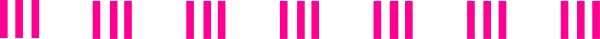 The image shows a pink bar graph with six bars of varying heights on it against a gray background.