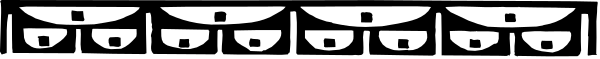 The image shows a row of cartoon eyes on stalks against a gray background with no other discernible features visible in this small clip-art format.