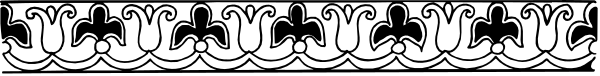 The image shows a black and white pattern with intricate designs that resemble leaves on branches against an untextured background.