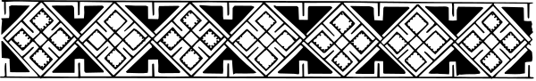 The image shows a black belt with white diamond patterns on it against an indistinct background.