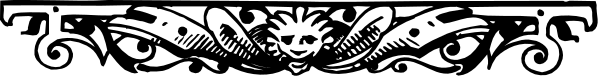 The image shows a decorative scroll with intricate patterns on it against an indistinct background that appears to be grayish-brown in color.