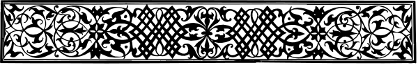 The image shows a decorative border with intricate patterns against a plain background.