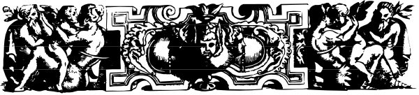 The image shows a black and white pattern with various shapes that resemble abstract designs on what appears to be fabric or paper material.