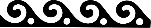 The image shows a gray background with two black dots on it; there is no text present.
