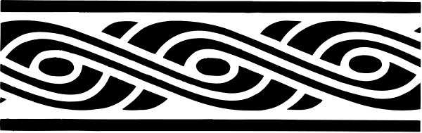 The image shows a gray background with an abstract design that resembles a stylized letter "e" on its side in black coloring.