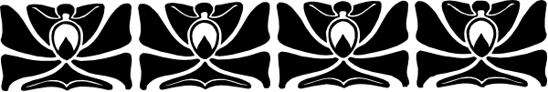 The image shows a gray background with three black cats sitting next to each other on what appears to be an object resembling a piece of furniture like a couch or chair; there is no text present in this clip-art image, and it does not depict any actions being performed by the objects.