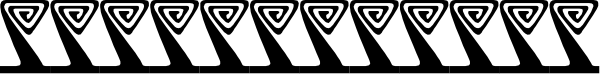 The image shows a gray background with two black lines running parallel to each other at different angles; there is no text present in this clip-art image.