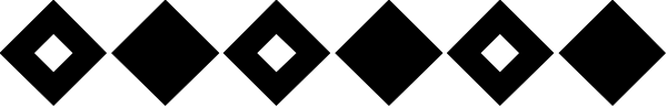 The image shows a gray background with two black dots aligned horizontally at an equal distance from each other on either side of what appears to be a vertical line in between them.