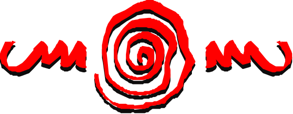 The image shows a red rose with two leaves on either side of it against an indistinct background.
