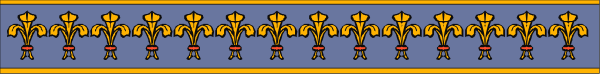 The image shows a long line of identical figures with yellow crowns on their heads standing next to each other against a gray background.