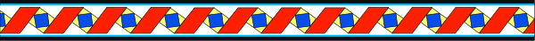 The image shows a red line with white dots on it against a gray background.
