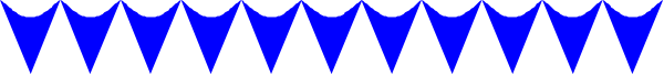 The image shows a blue wave pattern on top of gray background with black triangles at bottom edge forming an abstract design resembling waves in water.