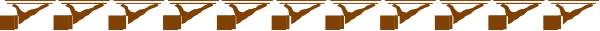 The image shows a brown wooden floor with black triangles on it against an orange background.