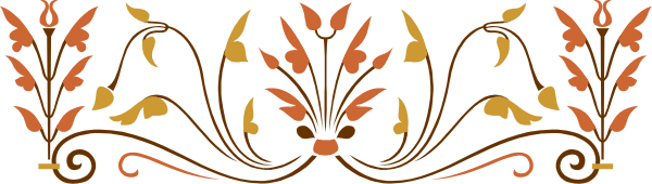 The image shows a decorative border with an intricate design featuring leaves and branches against a dark background; it is stylized in what appears to be a traditional hand-drawn pattern commonly used for framing purposes, possibly on greeting cards or invitations.