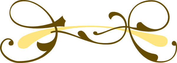 The image shows a decorative border with an intricate design featuring scrollwork on what appears to be a wallpaper background in shades of brown and tan.