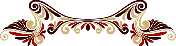 The image shows a decorative border with intricate designs that resemble swirls and scrollwork against a plain background.