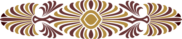 The image shows a decorative border with floral patterns on it against a plain background.