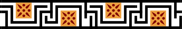 The image shows a gray background with an orange border at top featuring red dots along its length; no other discernible details can be confidently described due to low resolution.