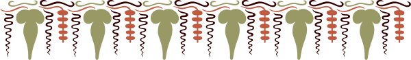 The image shows a row of red candies with white dots on them against a gray background.