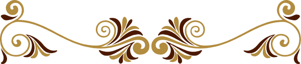 The image shows a decorative border with scrollwork designs on either side of what appears to be an empty space where content would typically go in a larger graphic context.