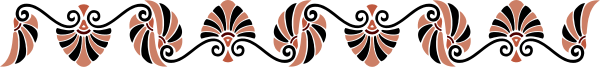The image shows a black background with red decorative elements that resemble flowers along its bottom edge.
