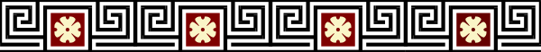 The image shows a gray background with red dots arranged along an imaginary line that runs horizontally across it from left to right.