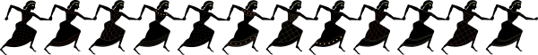 The image shows a long row of shoes with various designs lined up against each other on what appears to be an indoor surface.