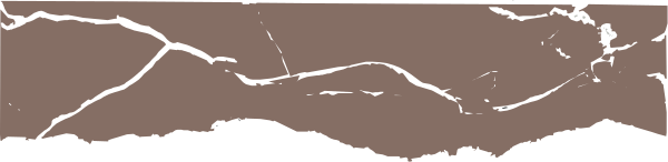 The image shows a closeup of cracked stone with red veins running through it against an indistinct background that appears to be dark grey in color.