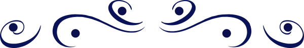 The image shows a gray background with an intricate blue design that resembles swirls on either side of what appears to be a black line running horizontally across it in the center.
