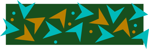 The image shows a green line with blue dots on it against a gray background.
