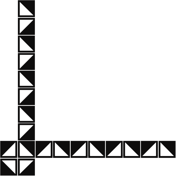 The black and white puzzle piece pattern on a dark background with no other discernible content to identify.