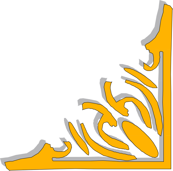 The black and white logo of a company with an abstract design resembling waves on top right corner.