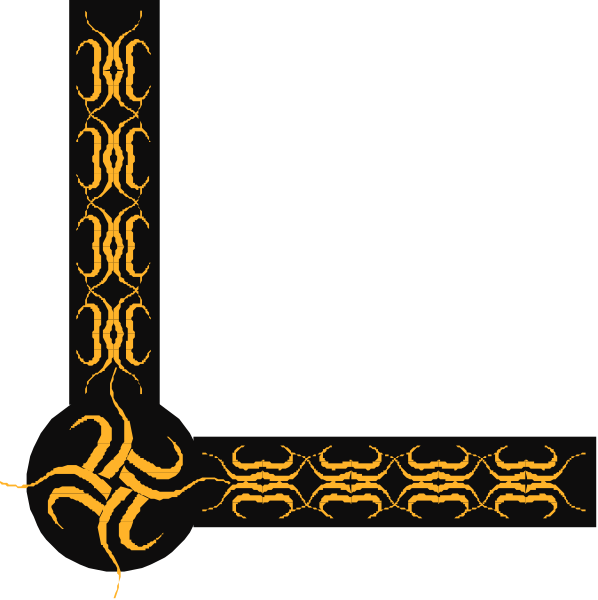 The image shows a stylized graphic with an intricate design that includes what appears to be textured patterns resembling flames in shades of yellow on top of black backgrounds within two rectangles; these designs may represent fire, and there is no clear indication of any objects or people present.