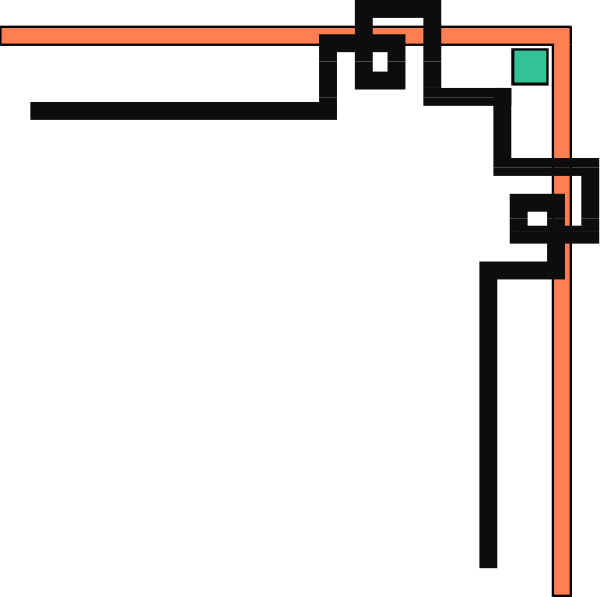 The image shows a black and white floor plan of an apartment with labeled rooms such as "kitchen," "Bathroom," etc., indicating different areas within the home layout.