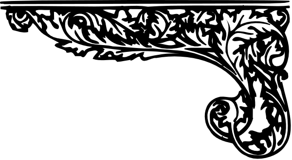 The black and white logo of a company with an intricate design on it.