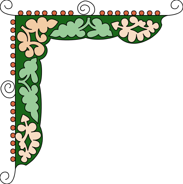 The image shows a stylized letter "T" with decorative elements resembling leaves around it on a black background.