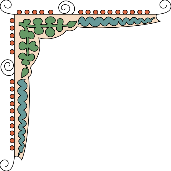 The image shows a black background with white lines forming an abstract pattern that resembles leaves on branches extending from what appears to be a central stem-like shape at the bottom left corner of the frame.