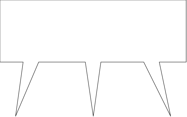 The image shows a black and white pixelated representation of an abstract design with geometric shapes resembling buildings on top of each other against a dark background.