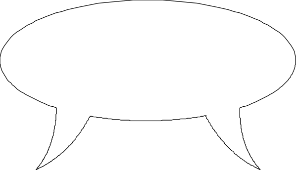 The image shows a black speech bubble with two white characters inside it: an exclamation mark on top left corner of the square shape representing surprise or emphasis, followed by three dots indicating continuity in thought or conversation.
