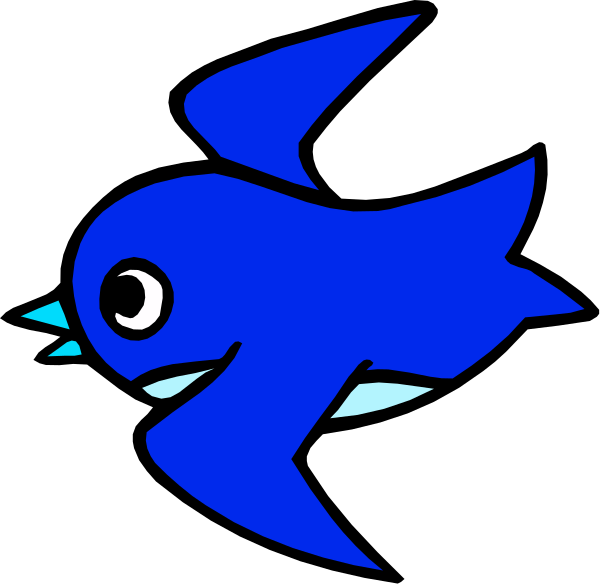The image shows a blue fish with an eye on its side swimming towards something that appears to be ice cream cones floating in space against a black background.