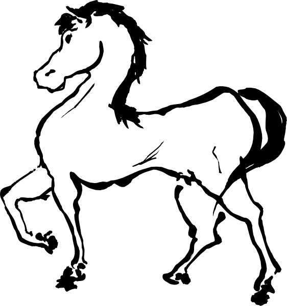 The black silhouette of a person standing against an unseen background with their arms outstretched to either side.