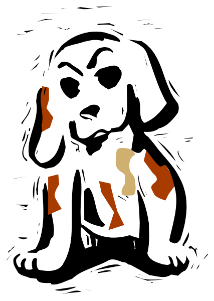 The image shows a black silhouette of an animated character standing against a white background with its arms outstretched as if it's flying through space.