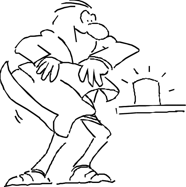 The image shows a black background with two white rectangles of different sizes placed on top of each other at an angle.