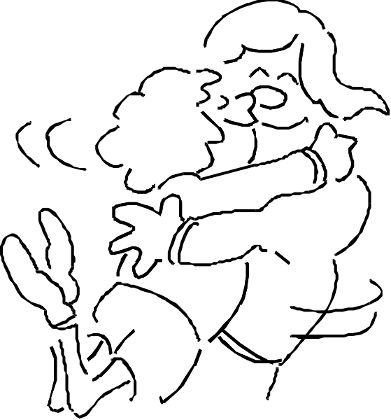 The image shows a simple black and white line drawing of two vertical lines with no other content visible within it.