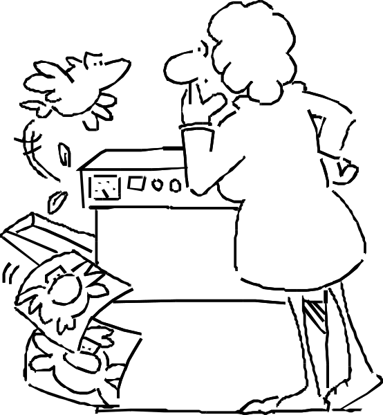 The image shows a simple black and white graphic of two rectangles with different shades on either side connected by an arrow pointing to one rectangle from another.