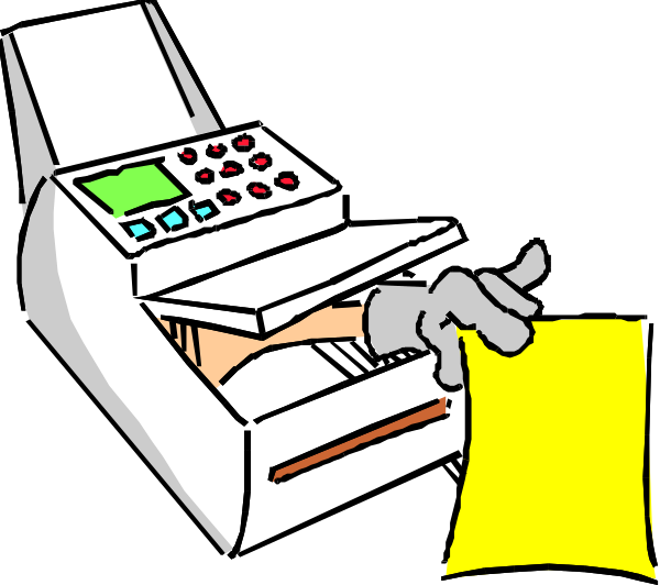 The black and white cartoon shows a person's hand holding an object that resembles paperwork with red stamps on it while sitting in what appears to be a vehicle driver seat.