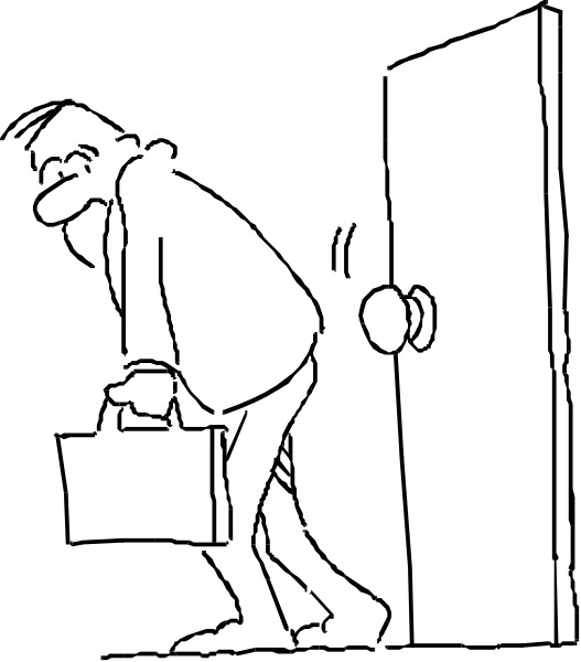 The image shows a black square with white lines forming an abstract pattern against a gray background.