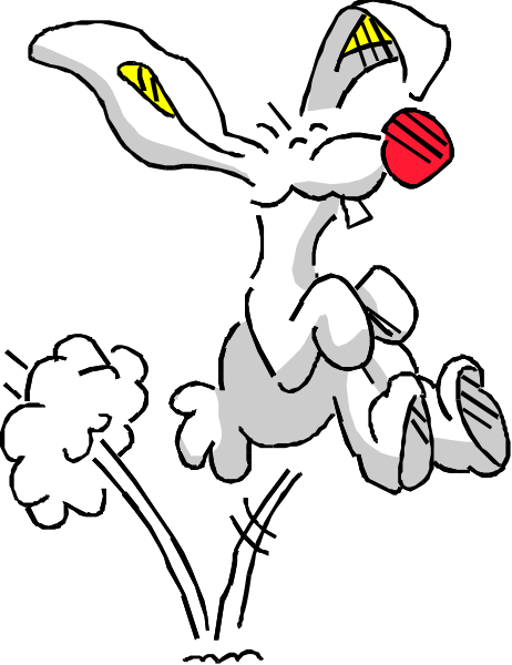 The image shows a black and white cartoon of an animated character with red eyes that appears to be crying out for help in distress.