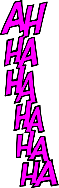 The image shows a gray background with pink text that reads "A A."