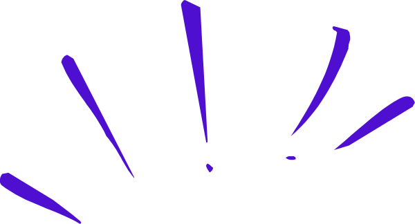 The image shows a purple explosion with multiple lines radiating outward from an unseen center point against a dark background.
